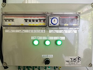 לוח חשמל לבריכת גלישהה לוח חשמל לבריכת גלישהה